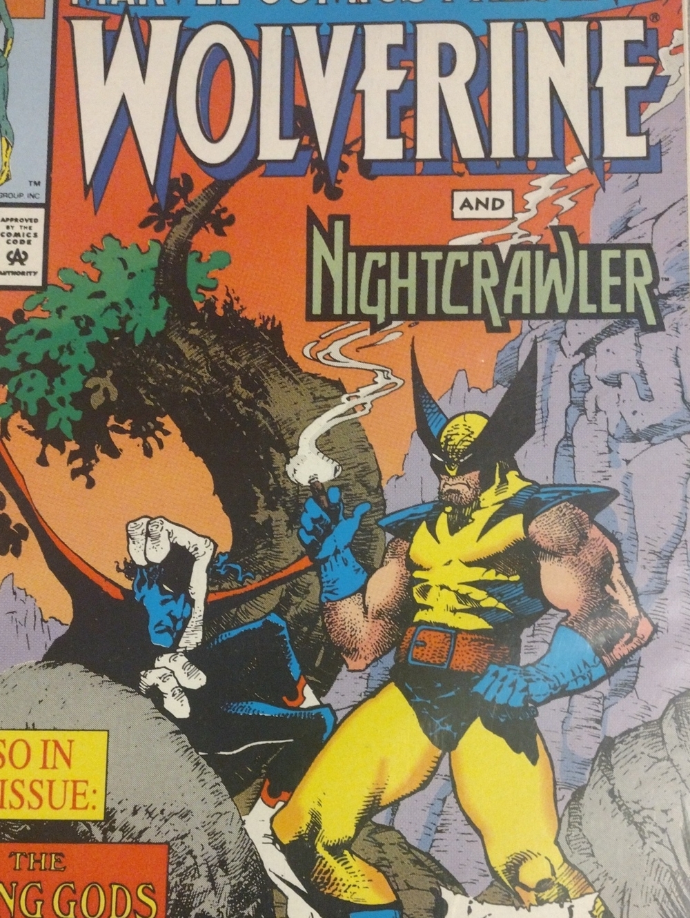 Wolverine & Nightcrawler Comic Book - Yellow/Blue